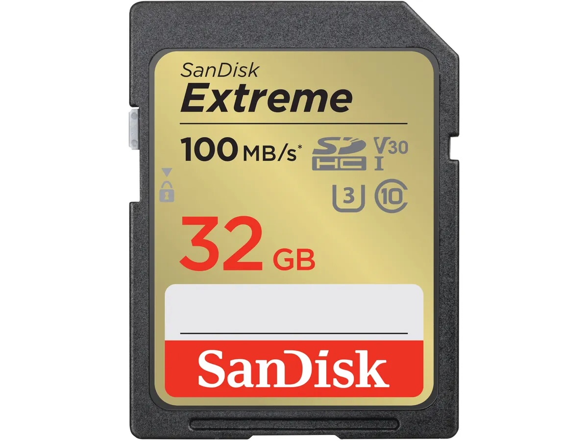 SanDisk Extreme 100MB/s SDHC 32GB V30