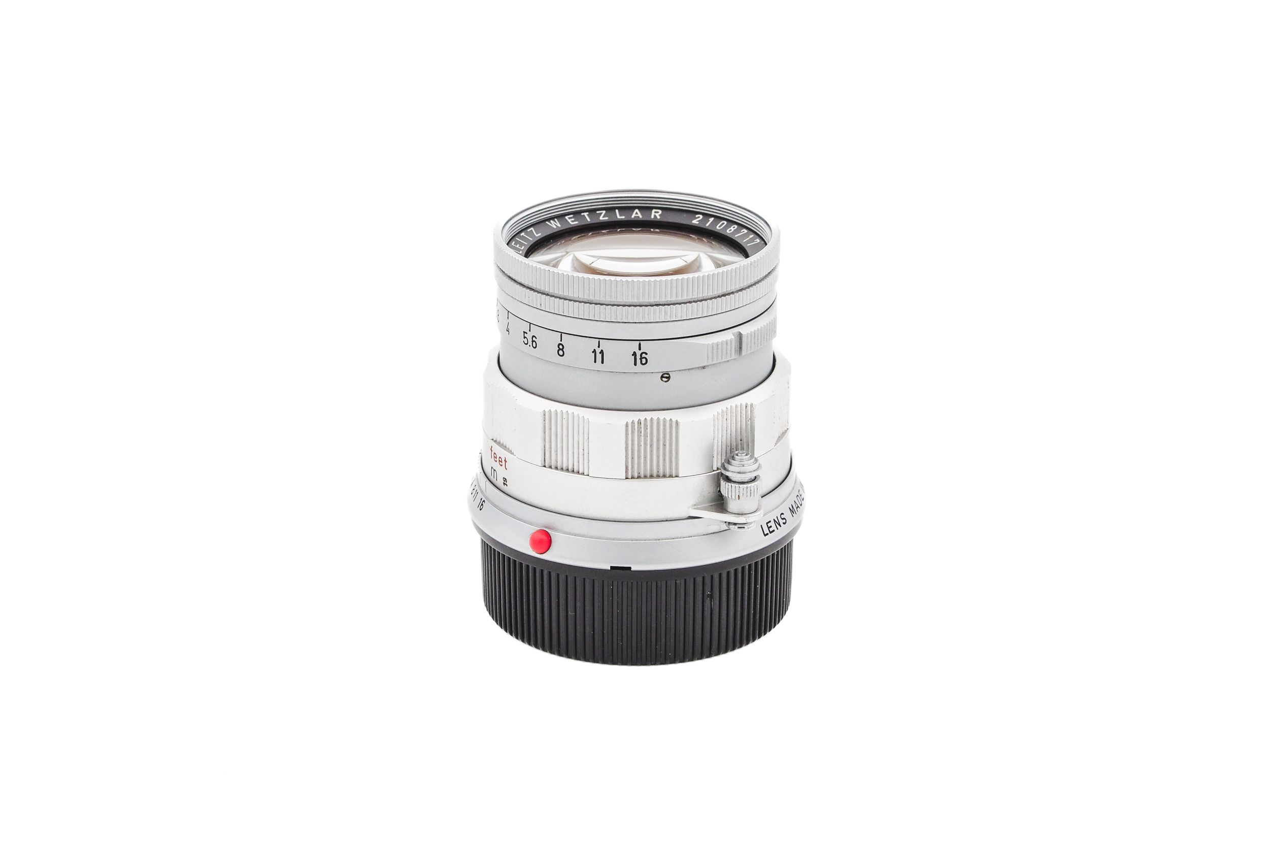 Leica 50mm f/2 Summicron Rigid 1965 + IROOA Sonnenblende
