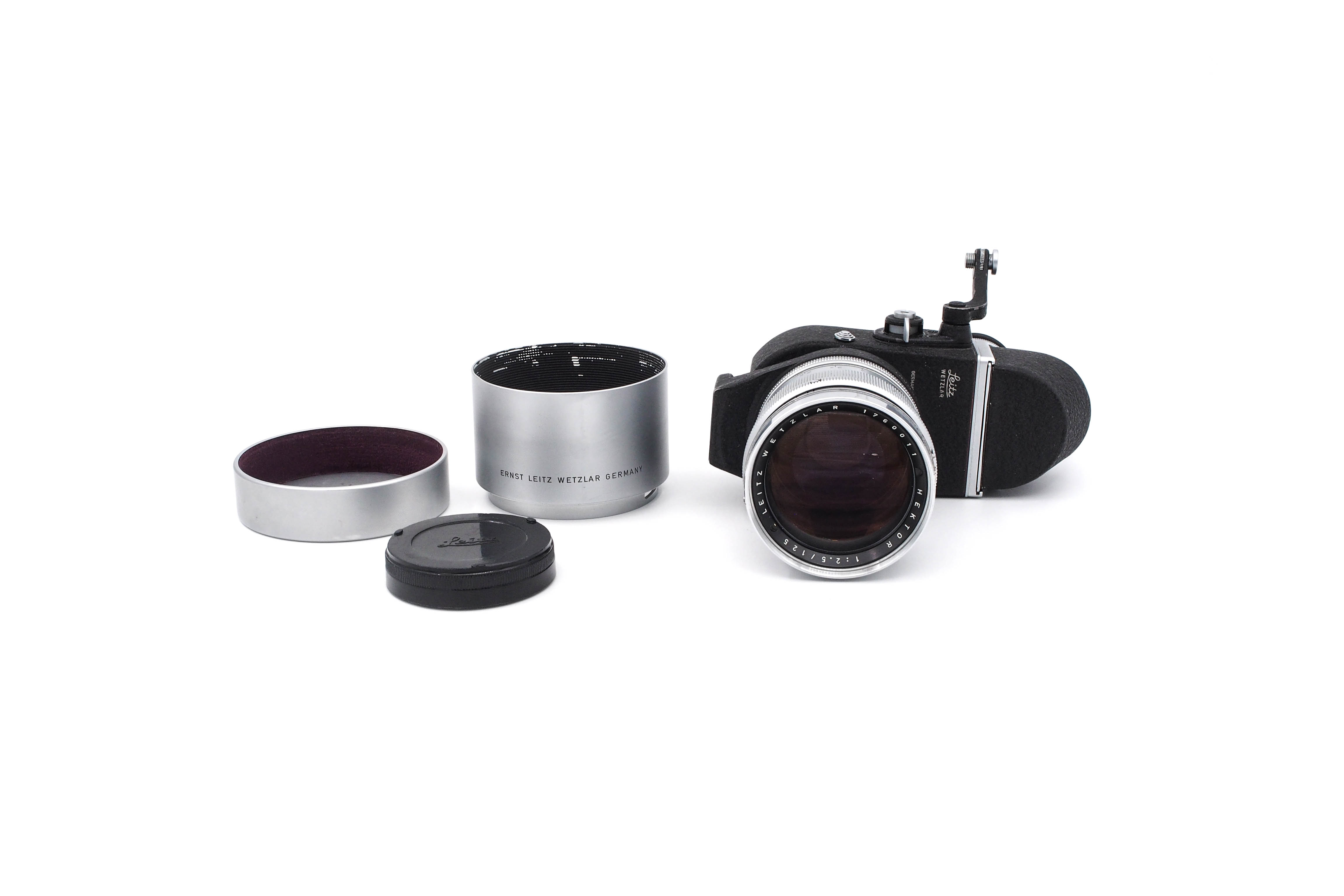 Leica 125mm f/2.5 Hektor + Visoflex 
