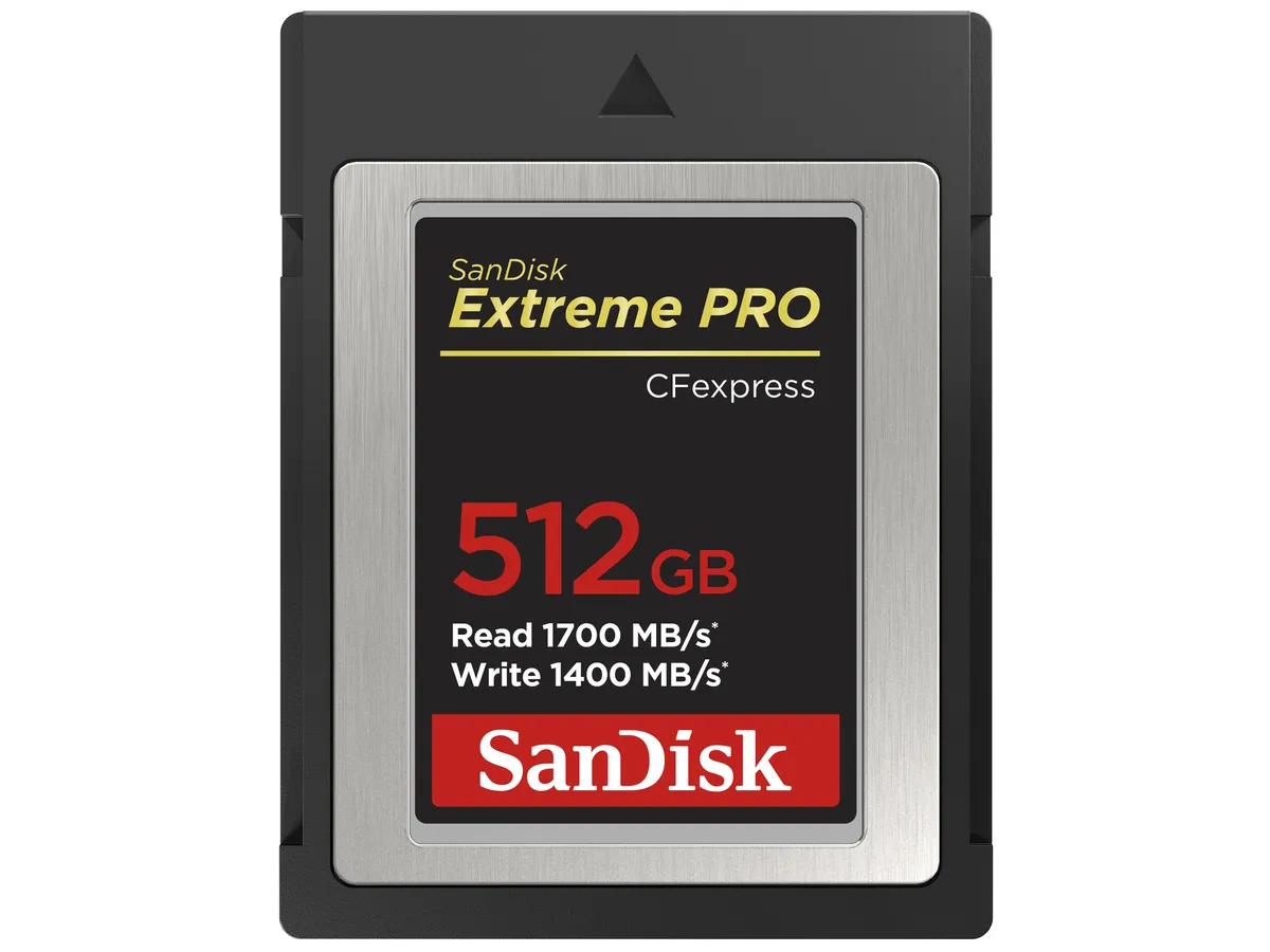 San DIsk Extreme Pro CFexpress Type B 512Gb