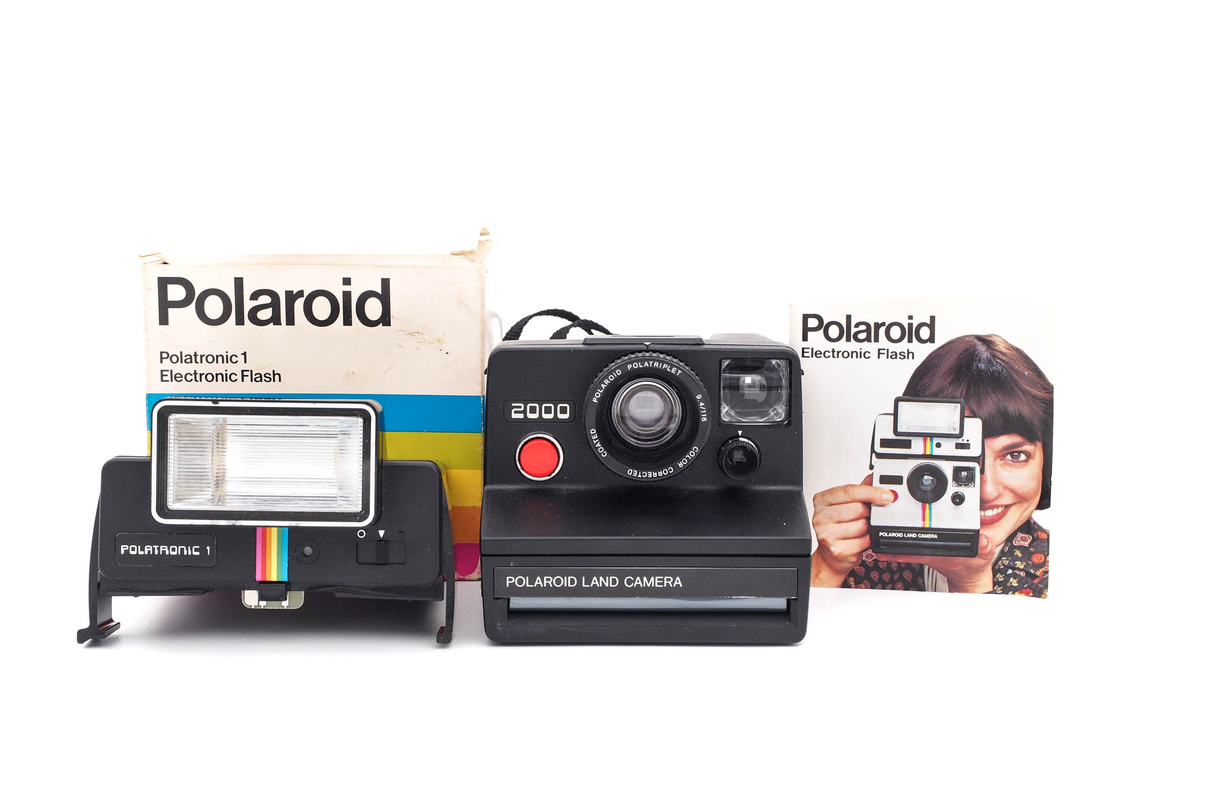 Polaroid Land Camera 2000 + Flash