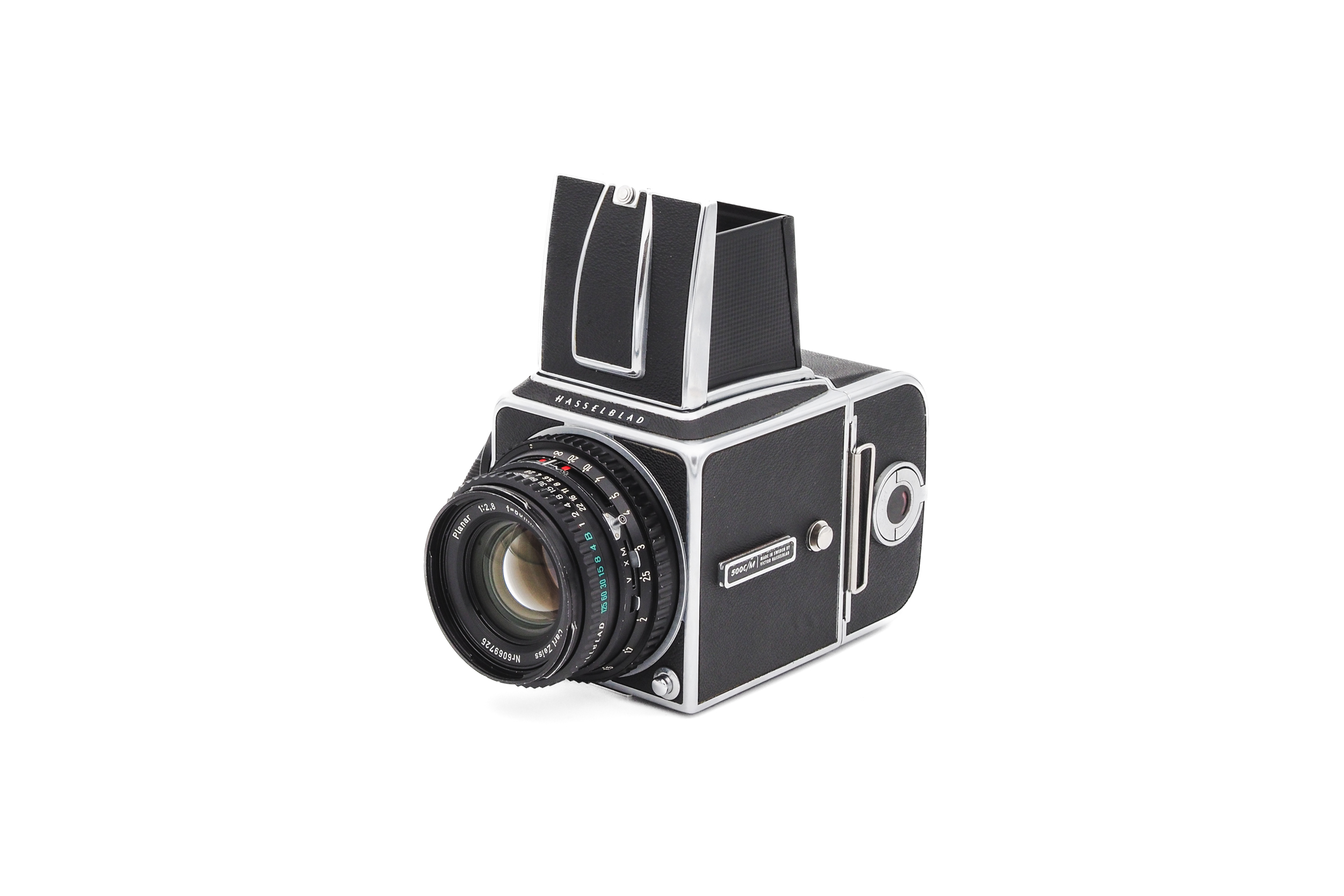 Hasselblad 500cm + 80mm f/2.8 T* Planar + A12