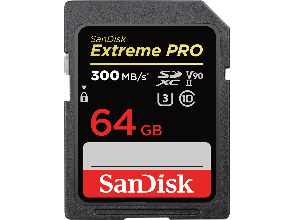 SanDisk ExtremePro 300MB/s SDHC 64GB U3