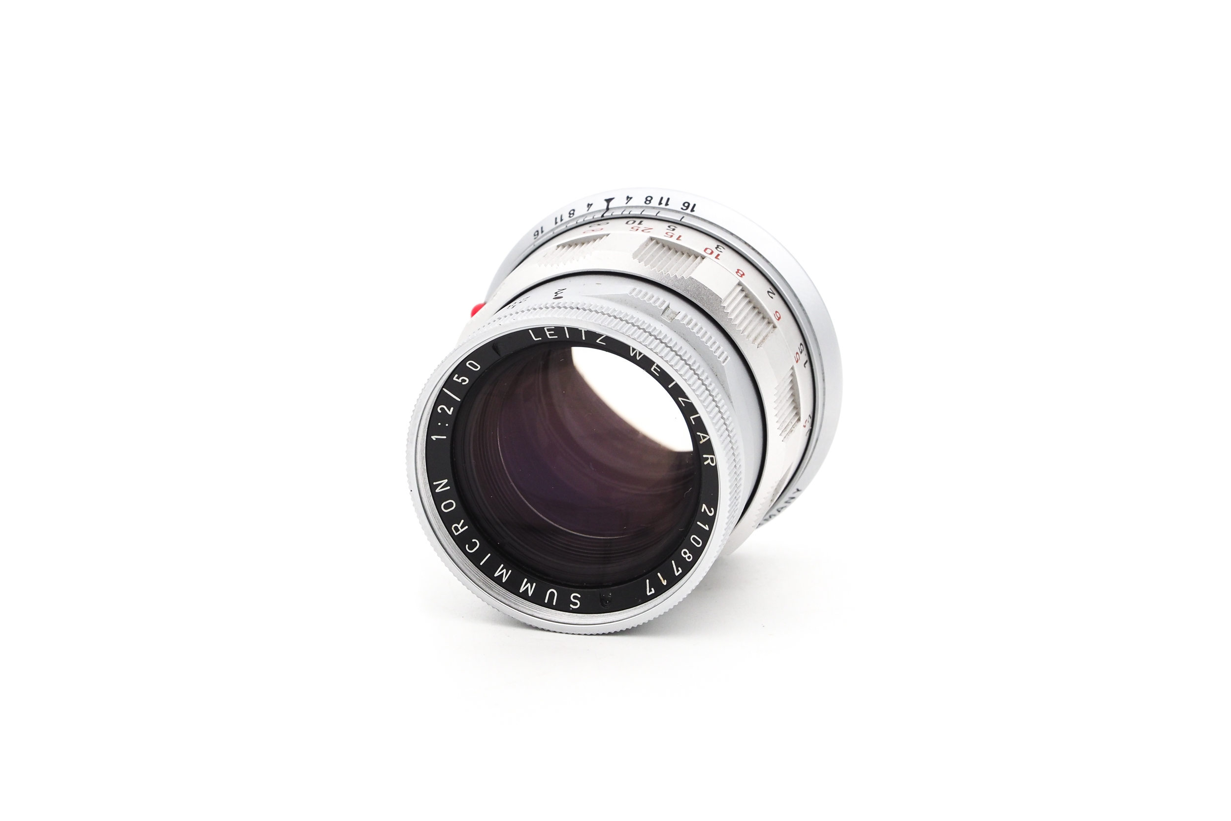 Leica 50mm f/2 Summicron Rigid 1965 + IROOA Sonnenblende