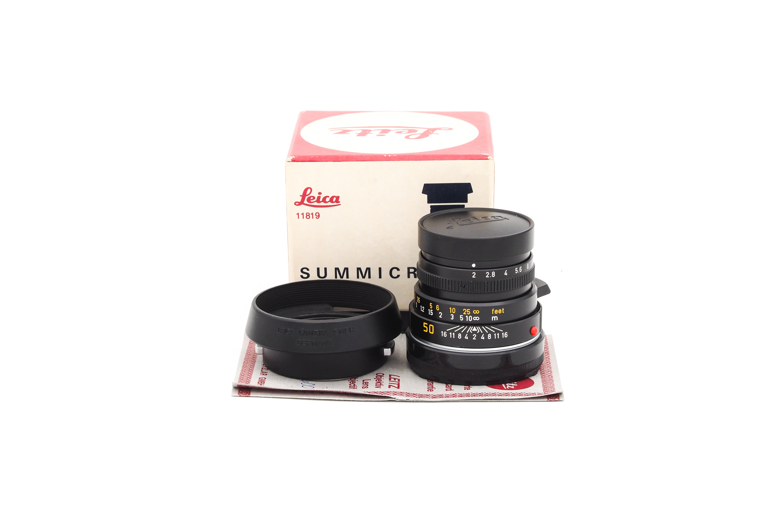 Leica 50mm f/2 Summicron-M 1981