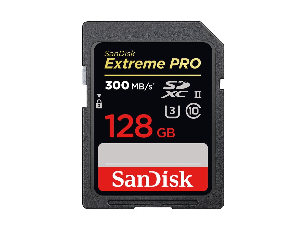 SanDisk ExtremePro 300MB/s SDXC 128GB U3