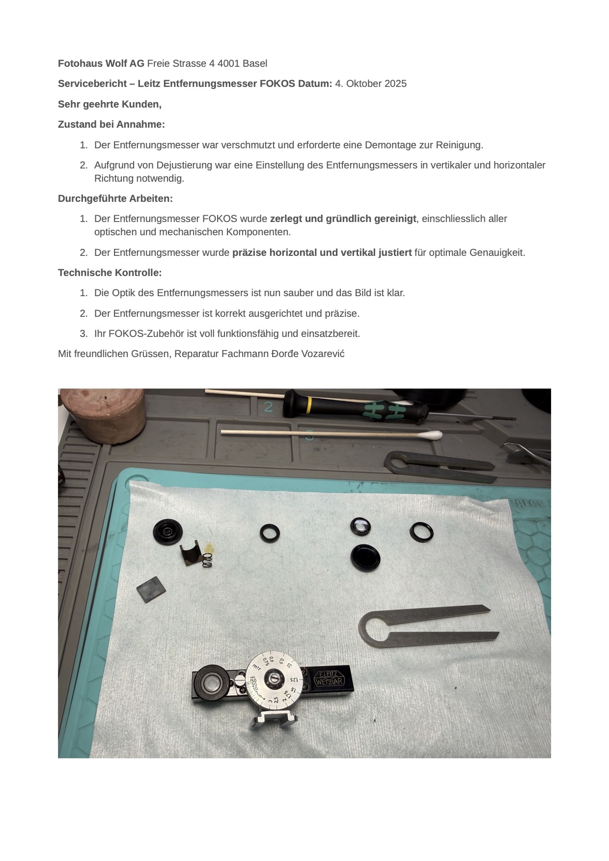 Leitz Entfernungsmesser FOKOS / HFOOK