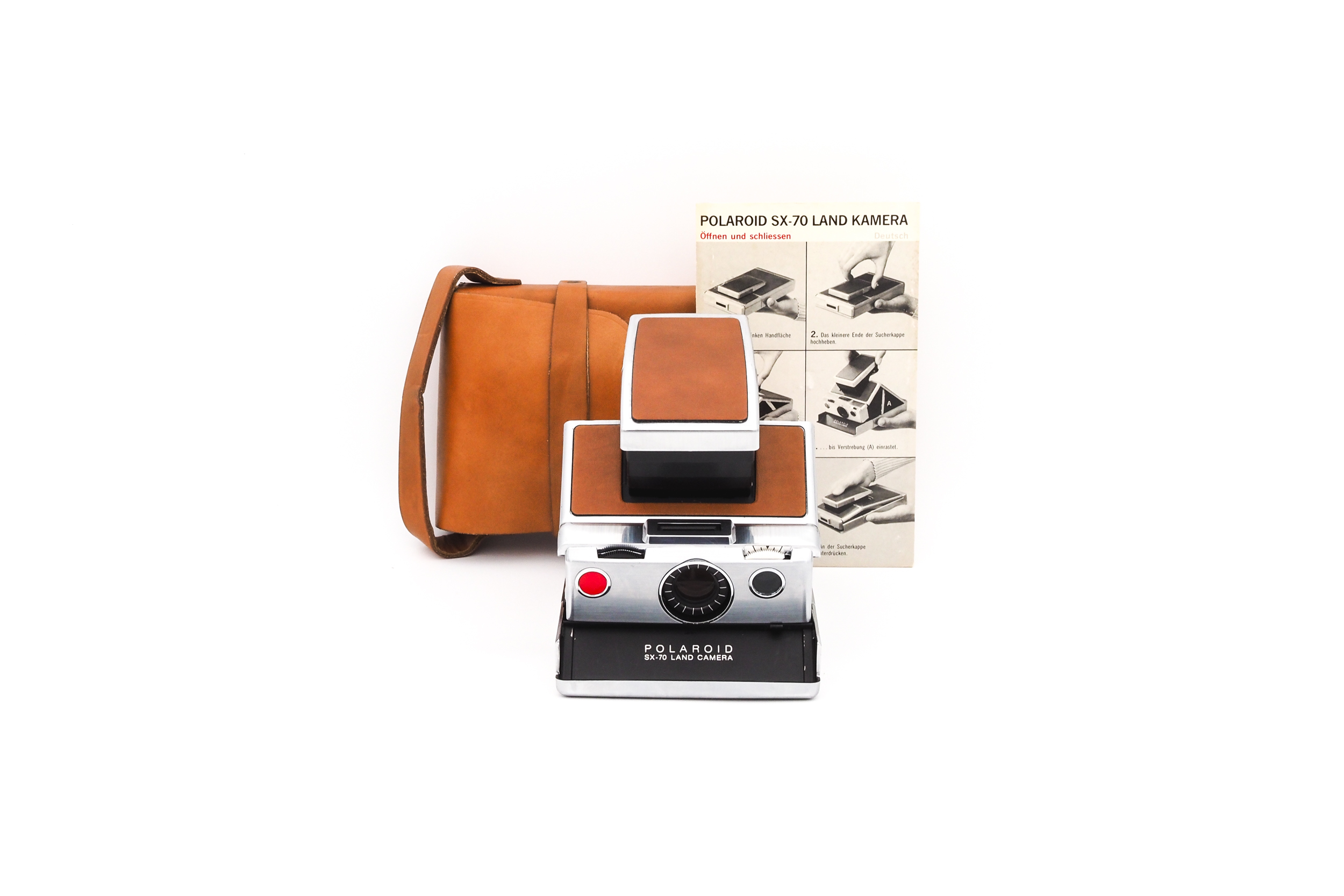 Polaroid SX-70 umgebaut auf 600 Film
